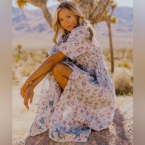 NWT Free People Lysette Maxi Dress - M - Picture 2 of 9